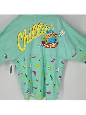 Disney Toy Story Spirit Jersey XL Aqua Summer Splash Chillin Grillin NWT